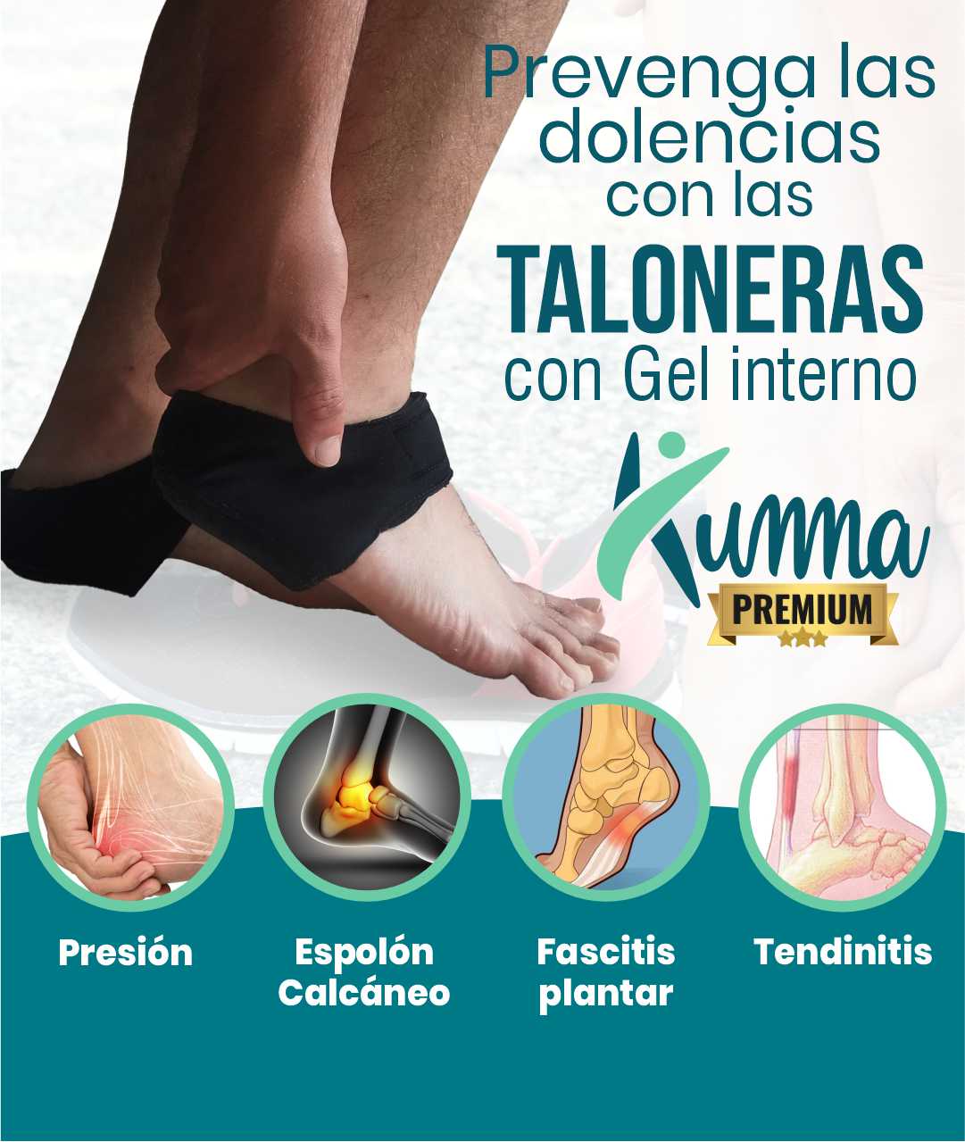 Taloneras Deportivas con Gel Interno + Envío Gratis