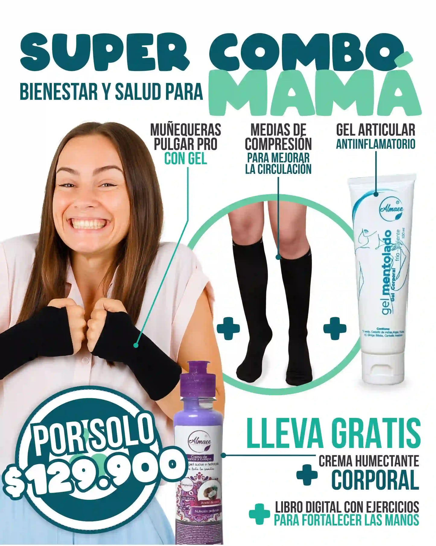 Combo para el cuidado de las Manos y pies + Regalos Exclusivos 🎁 + Envío GRATIS